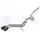 AFE 49-37018-C TAKEDA 2-1/2IN TO 3IN SS-304 CAT-BACK EXHAUST W/ C/F TIPS 13-17 HYUNDAI VELOSTER L4-1.6L