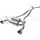AFE 49-36103-L TAKEDA 2-1/2IN 304SS CAT-BACK EXHAUST INFINITI G37 08-13/Q60 14-15 V6-3.7 W/ BLUE FLAME TIPS