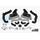 DO88 BIG-130SI-169 10-12 PORSCHE 911 TURBO/TURBO S (997.2) BIGPACK INTERCOOLER KIT W/SILVER PIPE + INLETS