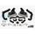 DO88 BIG-130SV-169 10-12 PORSCHE 911 TURBO/TURBO S (997.2) BIGPACK INTERCOOLER KIT W/BLACK PIPE + INLETS