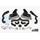 DO88 BIG-140SV-76 07-09 PORSCHE 911 TURBO/GT2 (997.1) BIGPACK INTERCOOLER KIT W/BLACK PIPE + INLETS