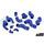 DO88 DO88-KIT109B 99-02 AUDI S4/A6 2.7L BITURBO (AGB/AJK/AZA) PRESSURE HOSES - BLUE