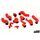 DO88 DO88-KIT109R 99-02 AUDI S4/A6 2.7L BITURBO (AGB/AJK/AZA) PRESSURE HOSES - RED