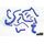 DO88 DO88-KIT133B 98-02 AUDI S4/RS4 2.7L BITURBO (B5) RADIATOR HOSES - BLUE