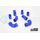 DO88 DO88-KIT190B 02-04 AUDI RS6 4.2L BITURBO (C5) PRESSURE HOSES - BLUE