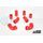 DO88 DO88-KIT190R 02-04 AUDI RS6 4.2L BITURBO (C5) PRESSURE HOSES - RED