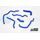 DO88 DO88-KIT219B BMW 320/323/325/328/330 (E46) COOLANT HOSES - BLUE
