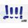 DO88 DO88-KIT224B 00-02 AUDI RS4 QUATTRO 2.7L BITURBO (B5) PRESSURE HOSES - BLUE