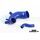 DO88 DO88-KIT52-3B-B 90-92 AUDI S2 2.2T (3B) TURBO INLET HOSE - BLUE