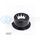 TURBO XS W15-VPC-BLK 15-16 SUBARU WRX BILLET ALUMINUM VACUUM PUMP COVER - BLACK