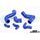 DO88 DO88-KIT61B 01-05 AUDI A4 1.8T/09-10 SEAT EXEO 1.8T PRESSURE HOSES - BLUE
