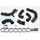 DO88 TR-340-OE-1-S VAG 2.0 TSI EA888 GEN4 (300HP+) OEM INTERCOOLER PRESSURE PIPES BLACK HOSES