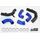 DO88 TR-340-OE-3-B AUDI/SEAT/SKODA/VOLKSWAGEN 1.8T/2.0T (MQB) OEM INTERCOOLER PRESSURE PIPES W/BLUE HOSES