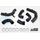 DO88 TR-340-OE-3-S AUDI/SEAT/SKODA/VOLKSWAGEN 1.8T/2.0T (MQB) OEM INTERCOOLER PRESSURE PIPES W/BLACK HOSES