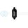 TURBOSMART TS-0402-1131 FPR BILLET INLINE FUEL FILTER 1.75IN OD 3.825IN LENGTH AN-8 MALE INLET - BLACK