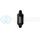 TURBOSMART TS-0402-1132 FPR BILLET INLINE FUEL FILTER 1.75IN OD 3.825IN LENGTH AN-10 MALE INLET - BLACK