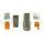 TURBOSMART TS-0550-3130 EGATE 6 WAY SENSOR CONNECTION KIT (DTM CONNECTOR)