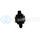 TURBOSMART TS-0804-1003 BILLET TURBO OIL FEED FILTER W/ 44 MICRON PLEATED DISC AN-4 MALE TO AN-4 ORB- BLACK