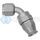 DEATSCHWERKS 6-02-0874 60-DEG. 8AN SWIVEL PTFE HOSE END