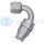 DEATSCHWERKS 6-02-0875 120-DEG. 8AN SWIVEL PTFE HOSE END