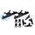 DEATSCHWERKS 6-102-0750 SUBARU UPGRADE FUEL RAILS AND 750CC INJECTORS