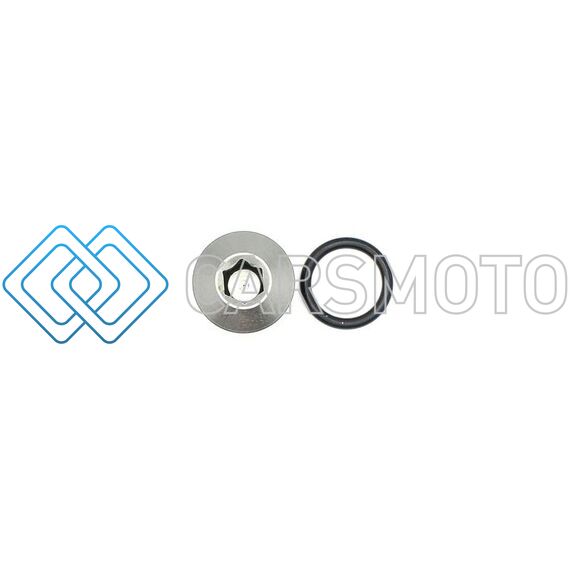 DEATSCHWERKS 6-02-0717 6AN ORB PLUG, LOW PROFILE W/ HEX
