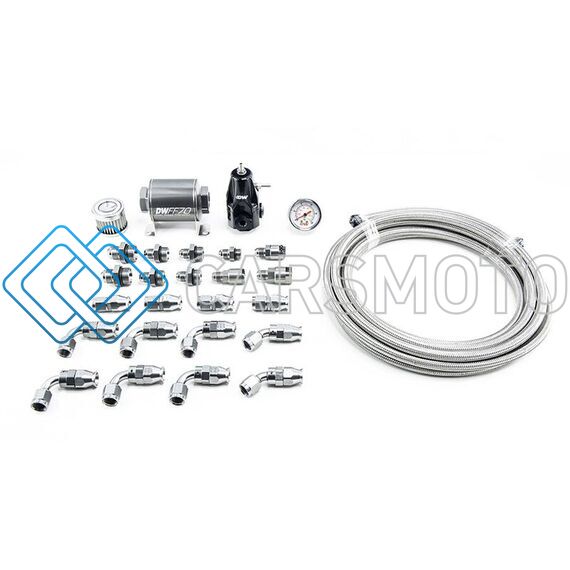 DEATSCHWERKS 6-608 DW400 PUMP MODULE RETURN PLUMBING KIT SS PTFE FOR 2001-15 HONDA CIVIC