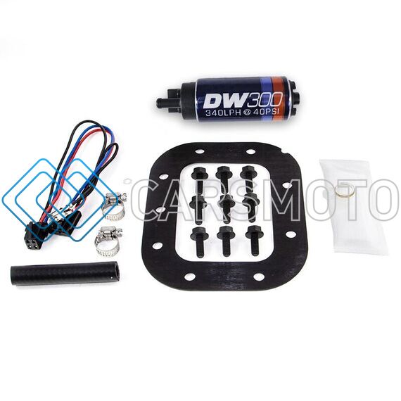 DEATSCHWERKS 9-301-1029 340LPH IN-TANK FUEL PUMP W/ 9-1029 INSTALL KIT