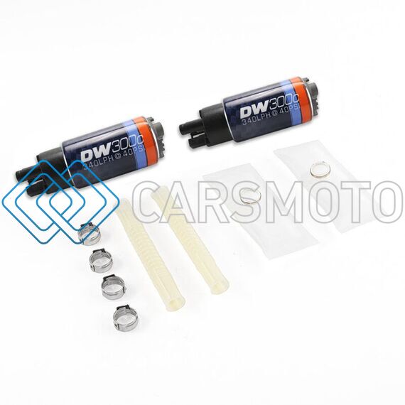 DEATSCHWERKS 9-307-1033 340LPH COMPACT FUEL PUMP W/ 9-1033 INSTALL KIT