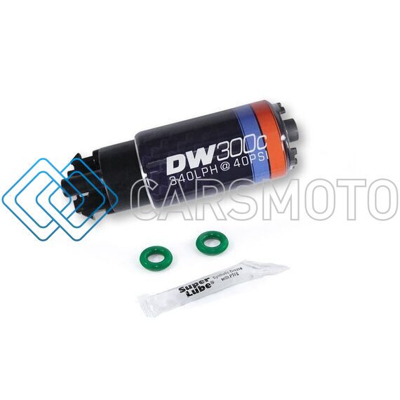 DEATSCHWERKS 9-309-1009 340LPH COMPACT FUEL PUMP WITH CLIPS W/ 1009 INSTALL KIT