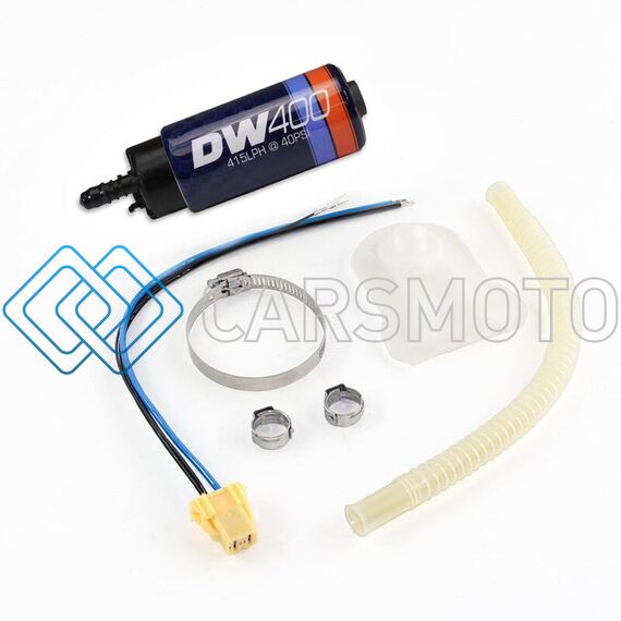 DEATSCHWERKS 9-401-1052 415LPH COMPACT FUEL PUMP W/ 9-1052 INSTALL KIT