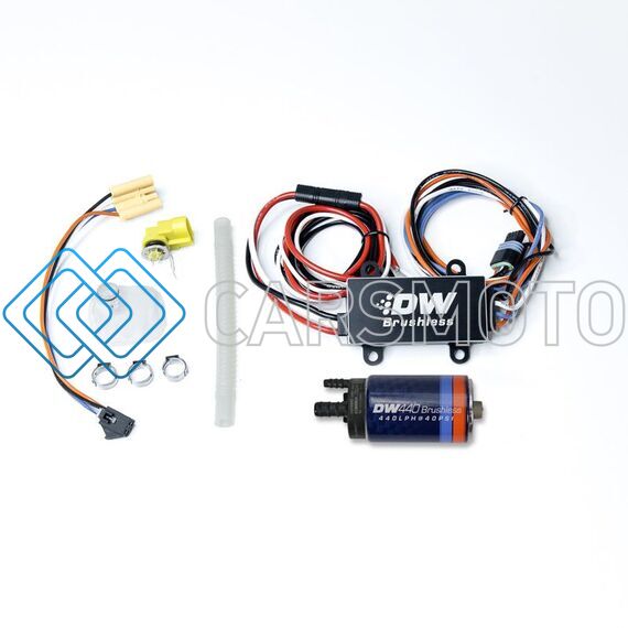 DEATSCHWERKS 9-441-C102-0904 440LPH IN-TANK BRUSHLESS FUEL PUMP W/ 9-0904 INSTALL KIT + C102 CONTROLLER