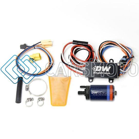 DEATSCHWERKS 9-441-C102-0913 440LPH IN-TANK BRUSHLESS FUEL PUMP W/ 9-0913 INSTALL KIT + C102 CONTROLLER