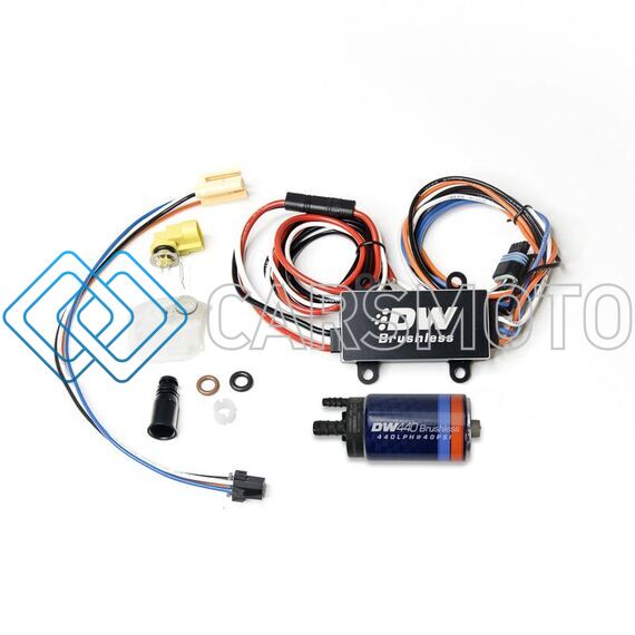 DEATSCHWERKS 9-441-C103-0910 440LPH IN-TANK BRUSHLESS FUEL PUMP W/ 9-0910 INSTALL KIT + C103 CONTROLLER