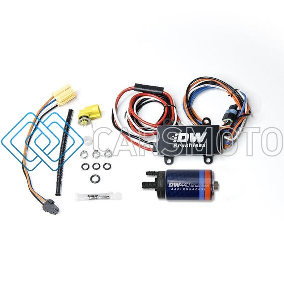 DEATSCHWERKS 9-442-C102-0902 440LPH IN-TANK BRUSHLESS FUEL PUMP W/ 9-0902 INSTALL KIT + C102 CONTROLLER