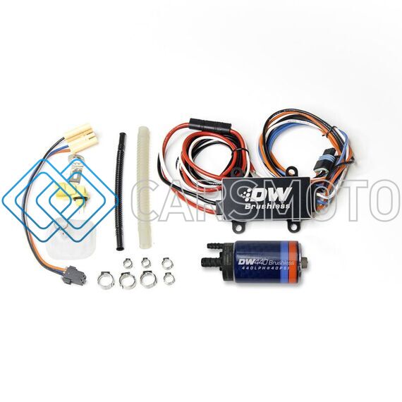 DEATSCHWERKS 9-442-C102-0906 440LPH IN-TANK BRUSHLESS FUEL PUMP W/ 9-0906 INSTALL KIT + C102 CONTROLLER