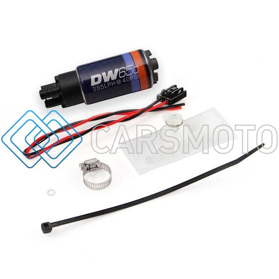 DEATSCHWERKS 9-651-1030 265LPH COMPACT FUEL PUMP W/ 9-1030 INSTALL KIT
