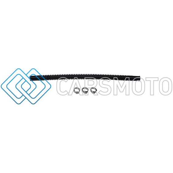 DEATSCHWERKS 9-CT-10-516 CONVOLUTED TUBING, 250MM LENGTH X 8MM
