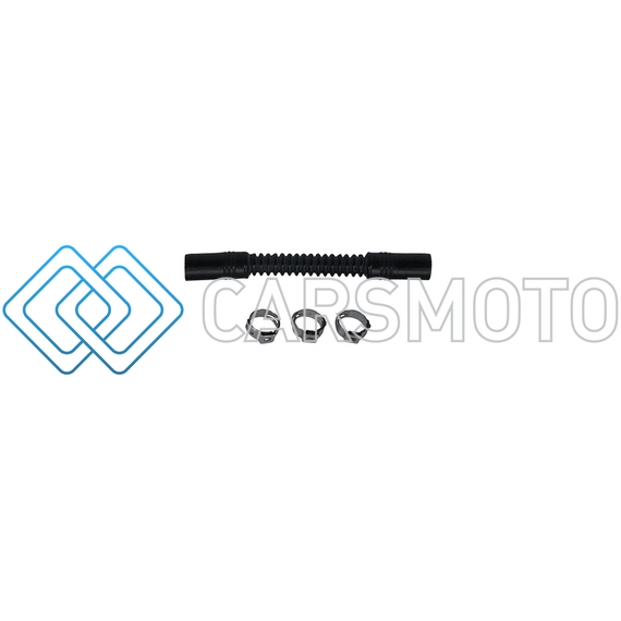 DEATSCHWERKS 9-CT-4-38 CONVOLUTED TUBING, 100MM LENGTH X 10MM