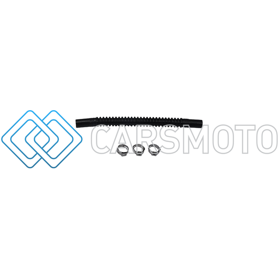 DEATSCHWERKS 9-CT-6-38 CONVOLUTED TUBING, 150MM LENGTH X 10MM