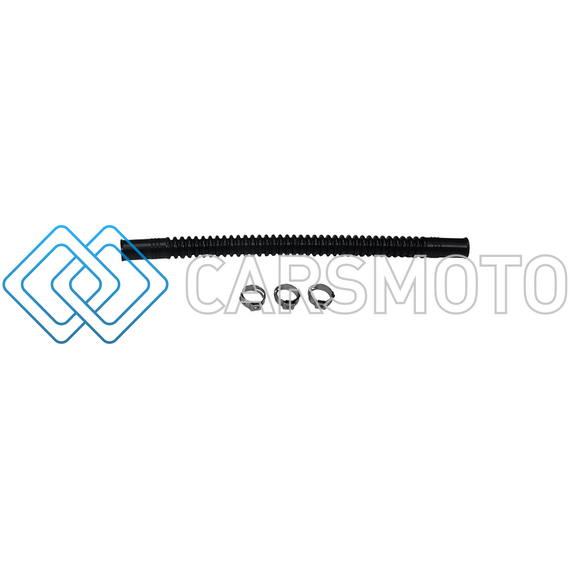 DEATSCHWERKS 9-CT-8-38 CONVOLUTED TUBING, 200MM LENGTH X 10MM