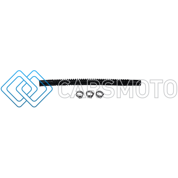 DEATSCHWERKS 9-CT-8-516 CONVOLUTED TUBING, 200MM LENGTH X 8MM