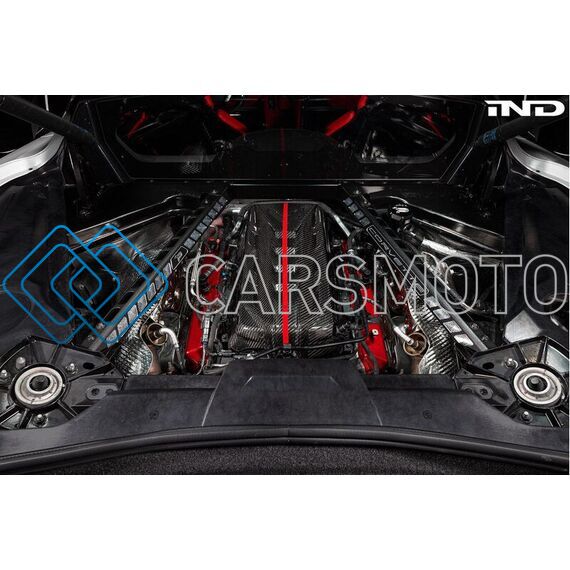 EVENTURI EVE-C8VT-CF-ENG КРЫШКА ДВИГАТЕЛЯ CARBON ДЛЯ C8 CORVETTE STINGRAY