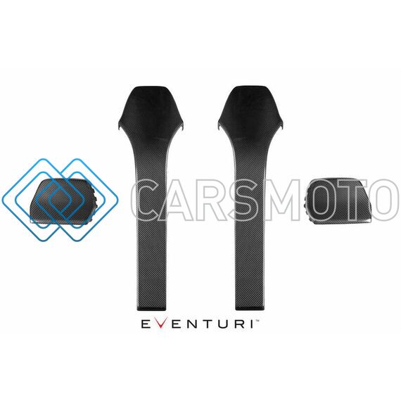 EVENTURI EVE-F8XM-CF-SBC НАКЛАДКИ НА ЗАДНЮЮ ЧАСТЬ СИДЕНИЙ BLACK CARBON ДЛЯ BMW F8X M3 / M4