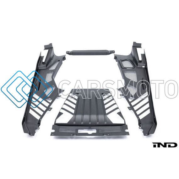 EVENTURI EVE-HCN-CFM-ENG КОМПЛЕКТ КРЫШЕК ДВИГАТЕЛЯ CARBON (МАТОВЫЙ) ДЛЯ LAMBORGHINI HURACAN