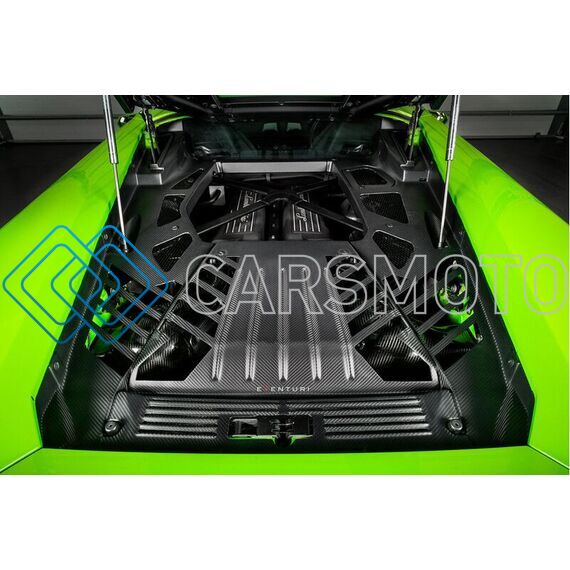 EVENTURI EVE-HCN-CFM-ENG КОМПЛЕКТ КРЫШЕК ДВИГАТЕЛЯ CARBON (МАТОВЫЙ) ДЛЯ LAMBORGHINI HURACAN