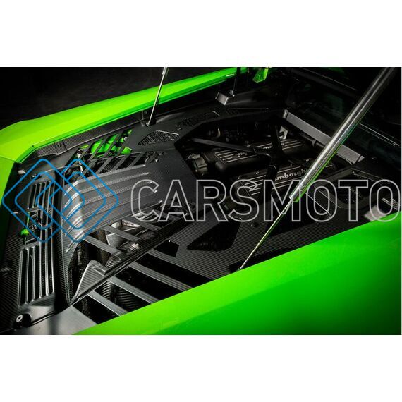 EVENTURI EVE-HCN-CFM-ENG КОМПЛЕКТ КРЫШЕК ДВИГАТЕЛЯ CARBON (МАТОВЫЙ) ДЛЯ LAMBORGHINI HURACAN