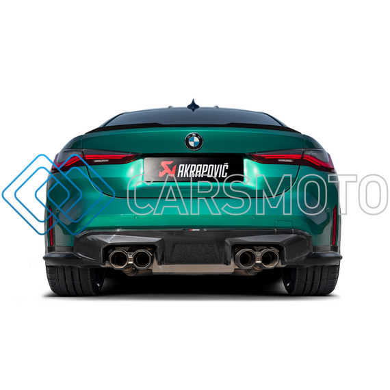 AKRAPOVIC S-BM/TI/33H ВЫХЛОПНАЯ СИСТЕМА SLIP-ON (TITANIUM) ДЛЯ BMW M3 / M4 (G80 / G82) (БЕЗ НАСАДОК)