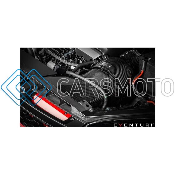 EVENTURI EVE-2TFSI-CF-INT ВПУСКНАЯ СИСТЕМА FULL BLACK CARBON ДЛЯ AUDI S3 8V, VW GOLF MK7 GTI, R, SEAT LEON CUPRA (2.0 TFSI)