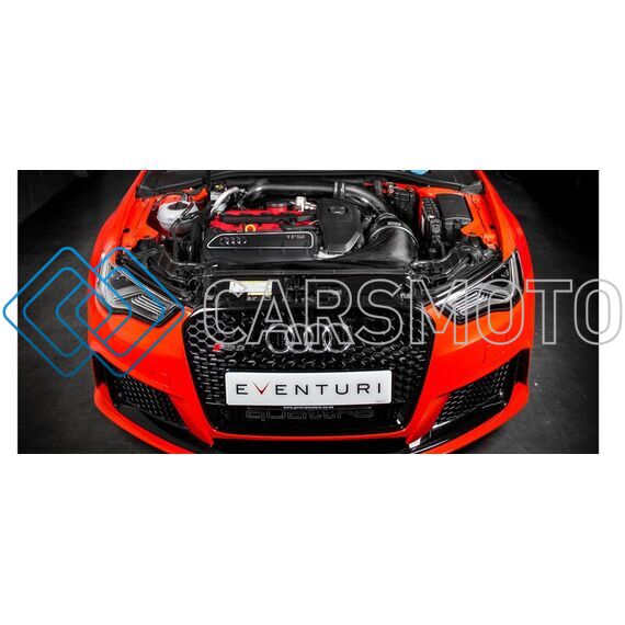 EVENTURI EVE-8VRS3-CF-LHD-INT ВПУСКНАЯ СИСТЕМА FULL BLACK CARBON ДЛЯ AUDI RS3 8V (GEN 1)
